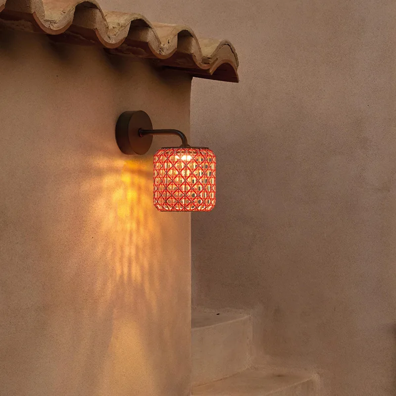 Outdoor Garden Light Waterproof Villa Landscape Light New Chinese Handmade Wall Light Modern Simple Door Front LWall