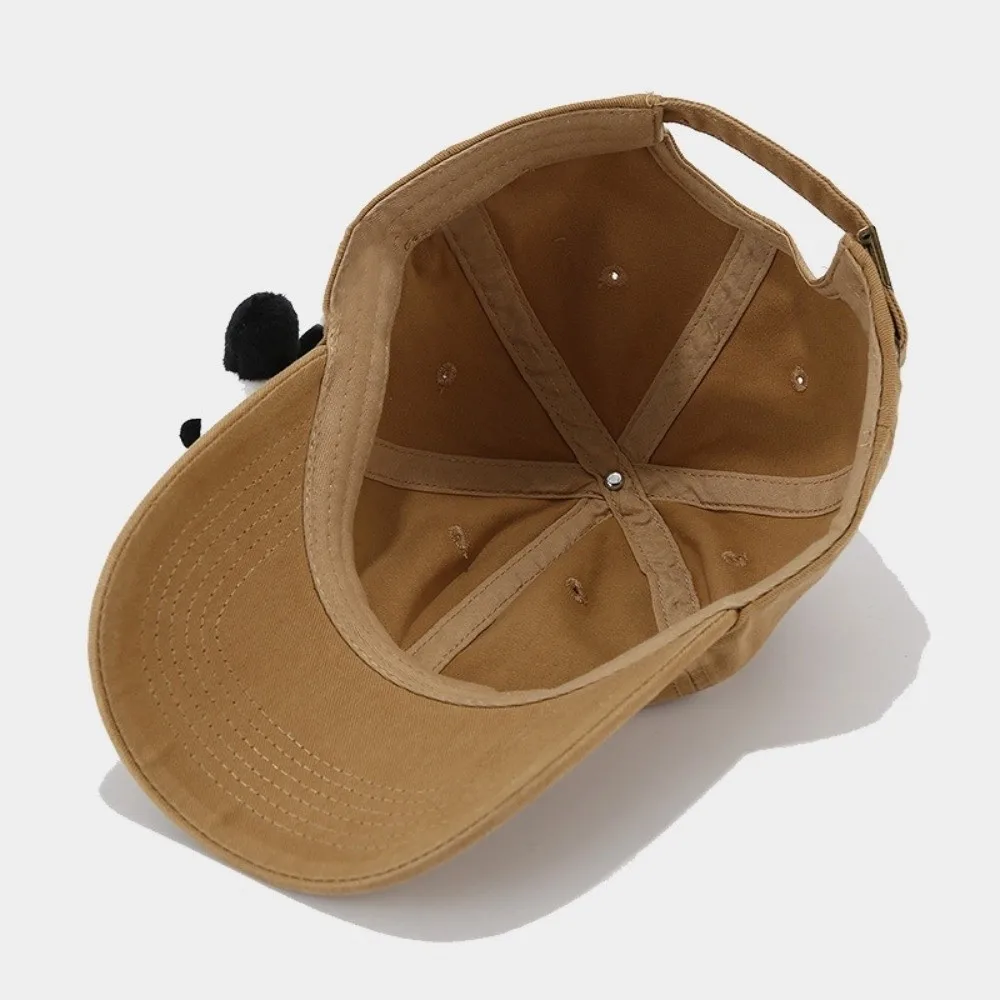 Cute Adjustable Baseball Hat Animal 3d Panda Sun Hat Breathable Duck Tongue Cap Women