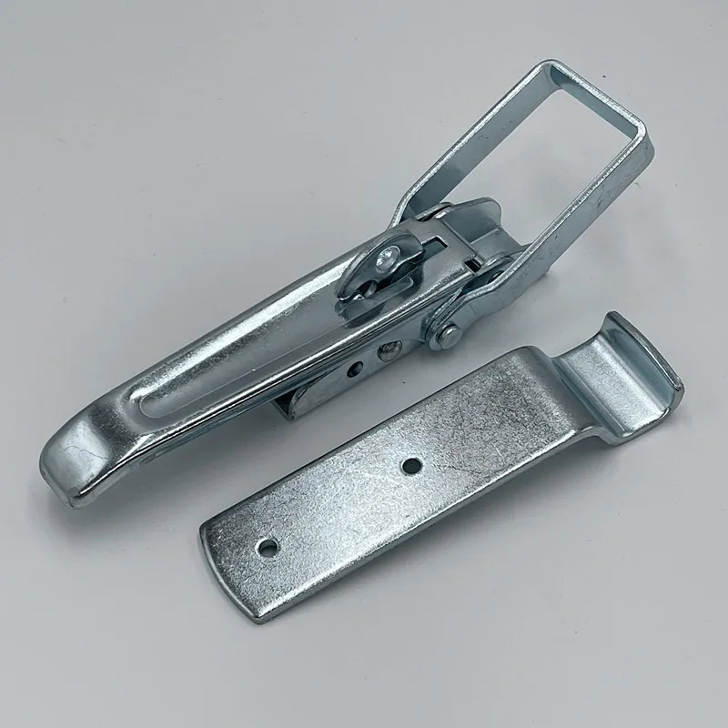 Trailer Lift Gate Latch Heavy Duty OverTrailer Latches with Catch Plate Solid High Strength Over Centre Body Clamp for Caravans