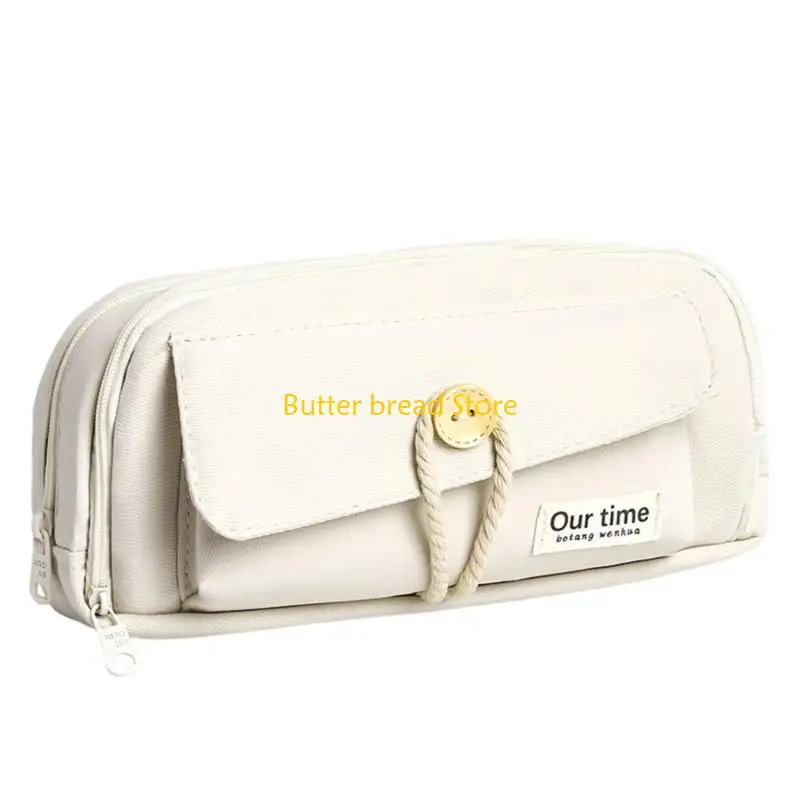 W89C Stationeries Storage Bag Pen Holders Box Educational School Office Gifts Pencil Case Kids Students Desktop Organizers