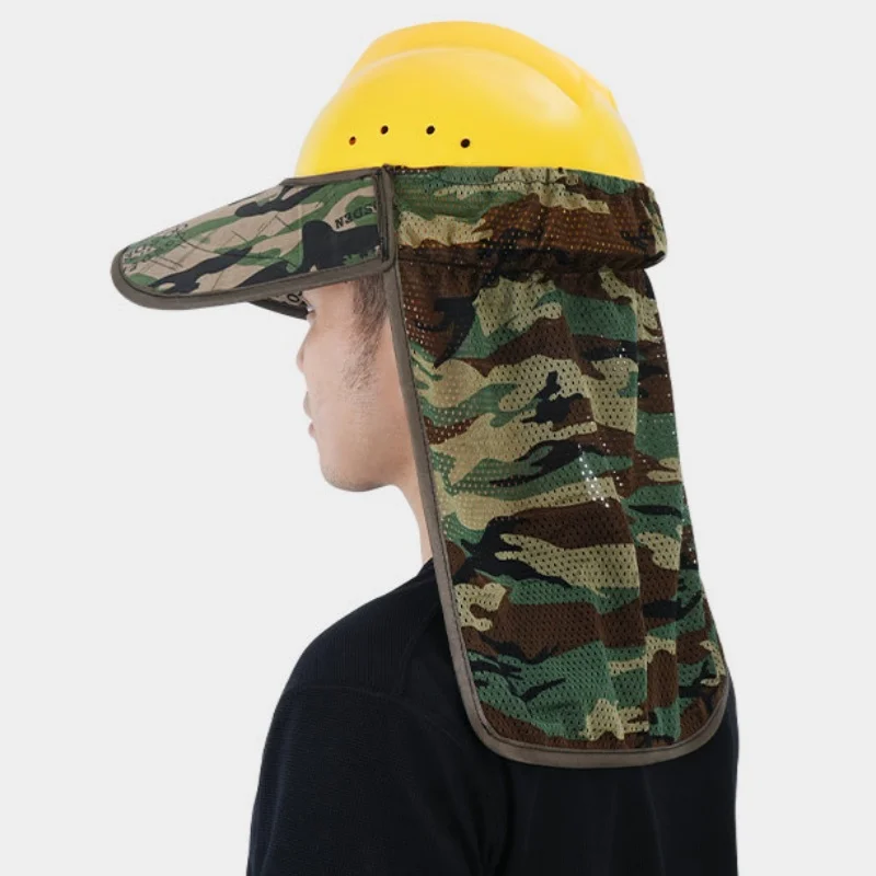 Breathable Hard Hat Sun Shield Mesh UV Protection Safety Helmet Sunshade Light Weight Block The Sun Construction Cap Cover