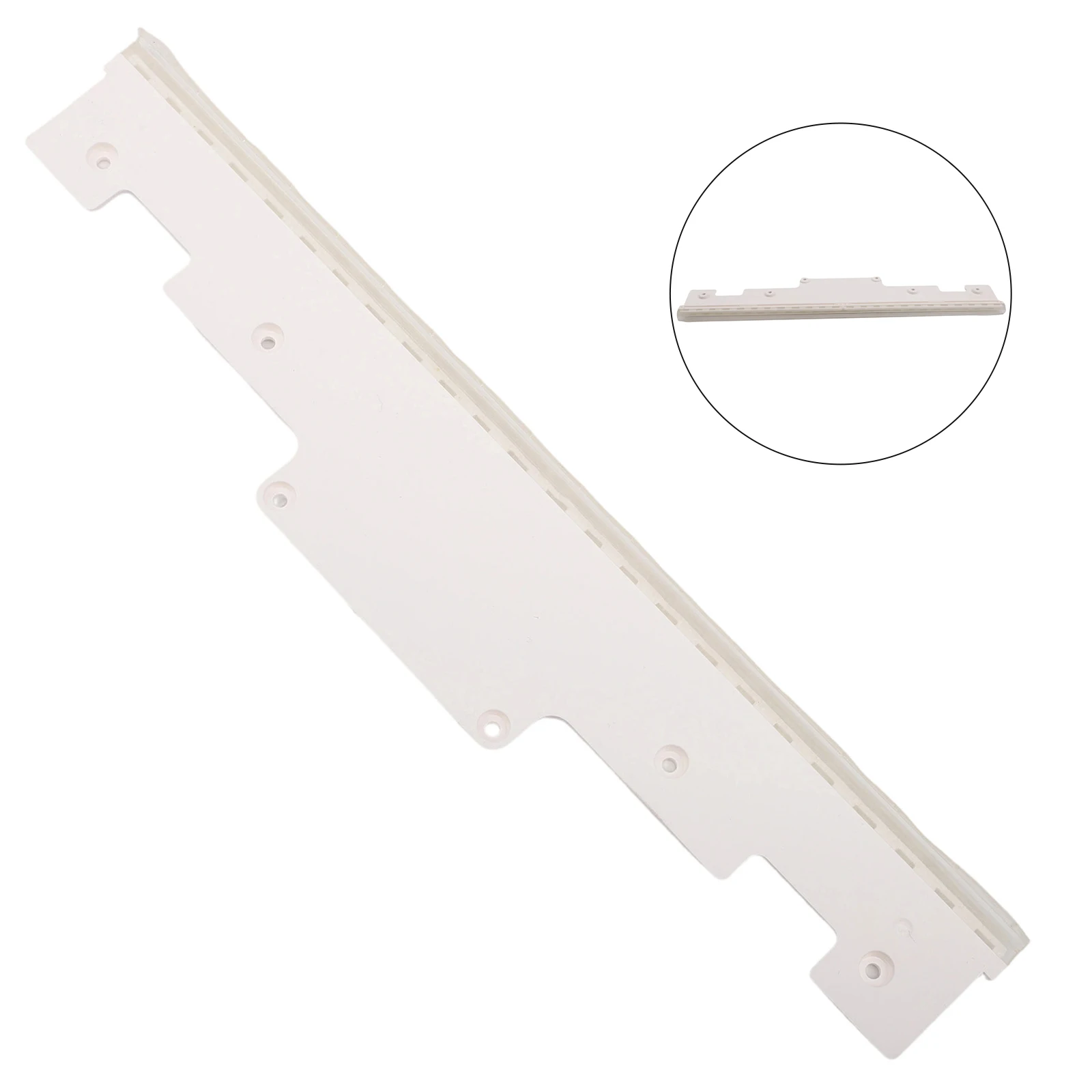Wiper Strip For Mamibot For FlomoI Plus For Atvel Floor Scrubber Black Rubber Squeegee Replacement Part Cleaning Accessories