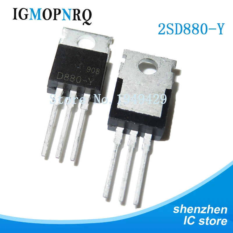 10PCS 2SD880 TO-200 KSD880-Y TO220 2SD880-Y KSD880 60V 3A new