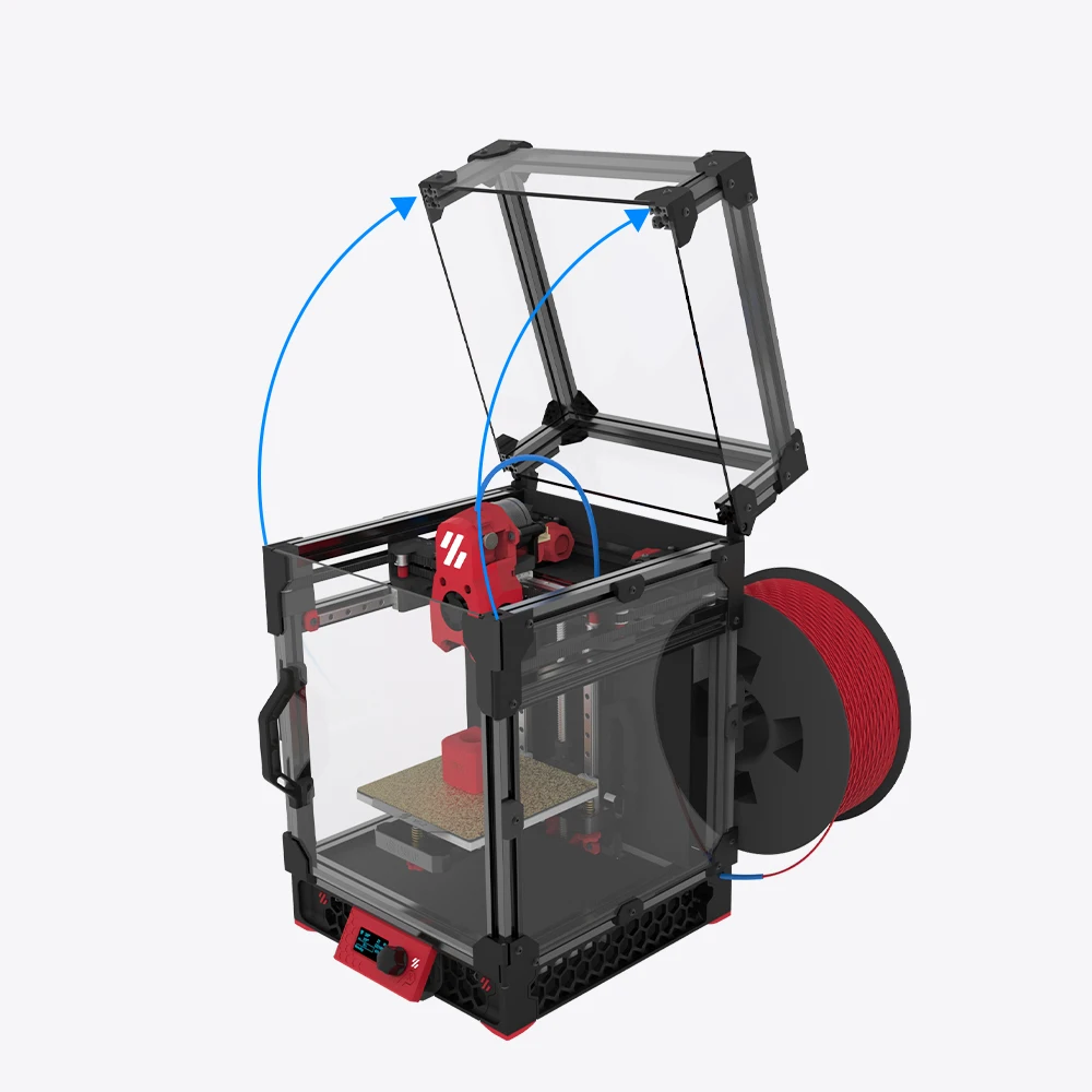 2025FYSETC High Precision Voron V0.2 R1 Corexy Full Kit Upgraded 3D Printer Kit with Enclosed Panels with Catalyst V2.0 Motherbo