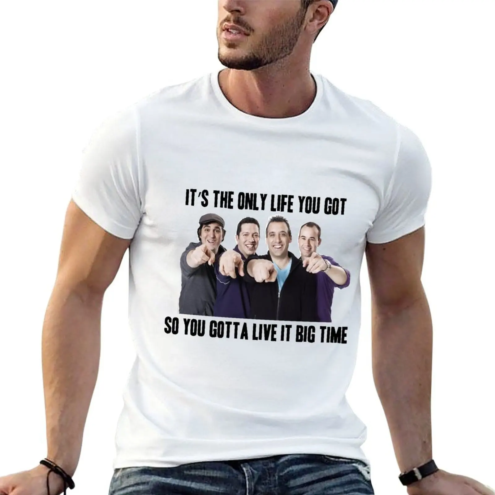 

Big Time Rush x Impractical Jokers T-Shirt man t shirt designer man t shirt cotton T-Shirt