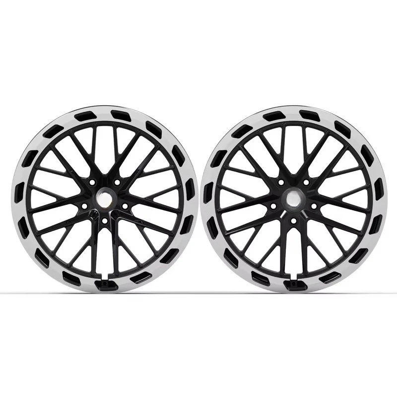 

New high-quality forged aluminum alloy car wheels, custom size and color 40mm chrome finish, universal 3-year warranty
