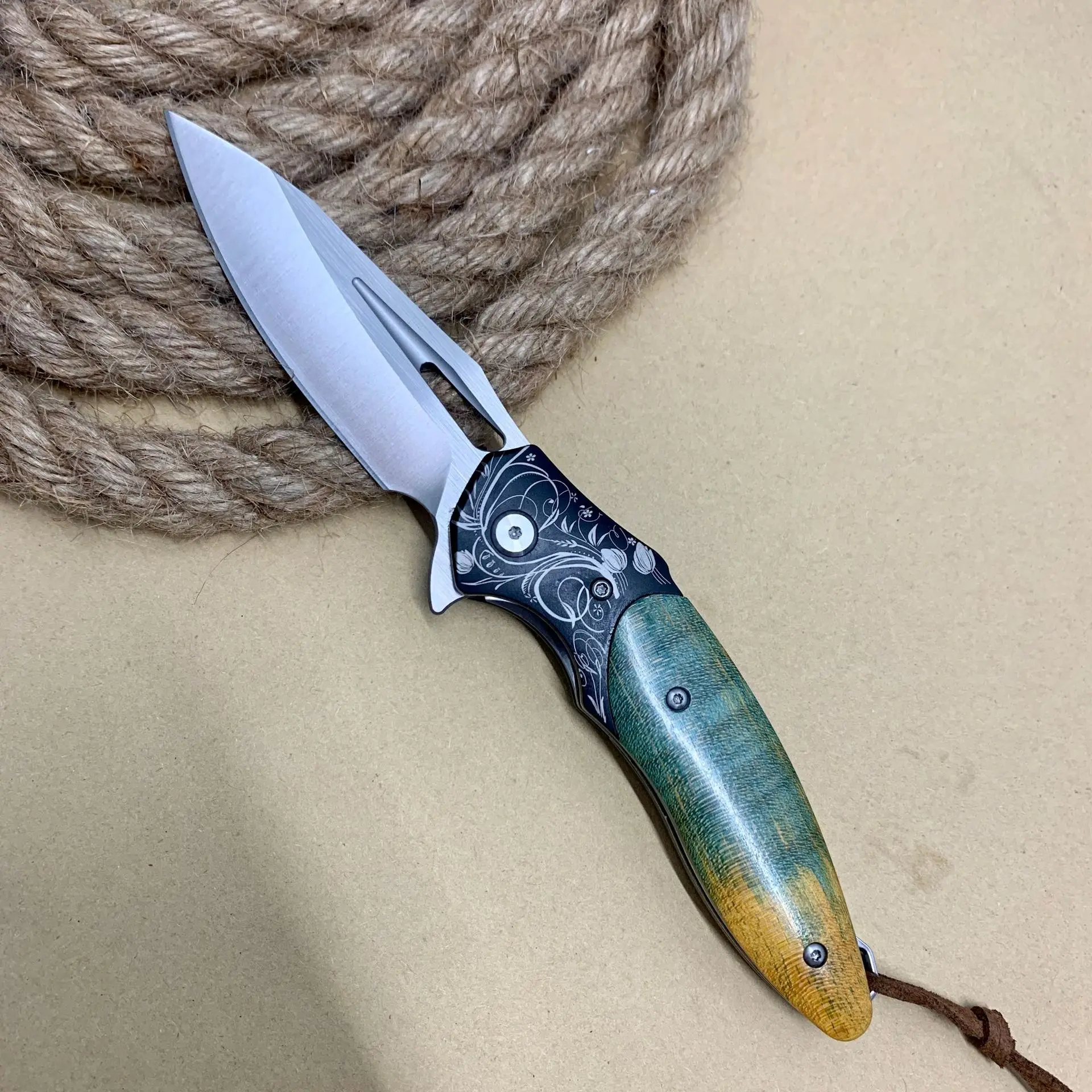 RHON 3.4inch EDC Knife High Ca - Edc (Every Day Carry 评论和价格
