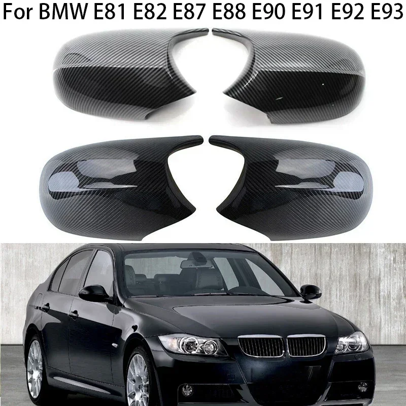 

Carbon Fiber Car Side Mirror Cover Trim Cap Shell Case BMW 1 3 Series M3 E81 E82 E87 E88 E90 E91 E92 E93 2005-2007 2008 2009