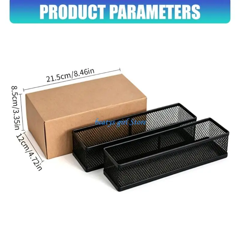 C7AB Desk Makeup Brush Holders Container Desktop Ornament Pencil Storage Shelf Desk Cosmetic Holders Office Home Decorations