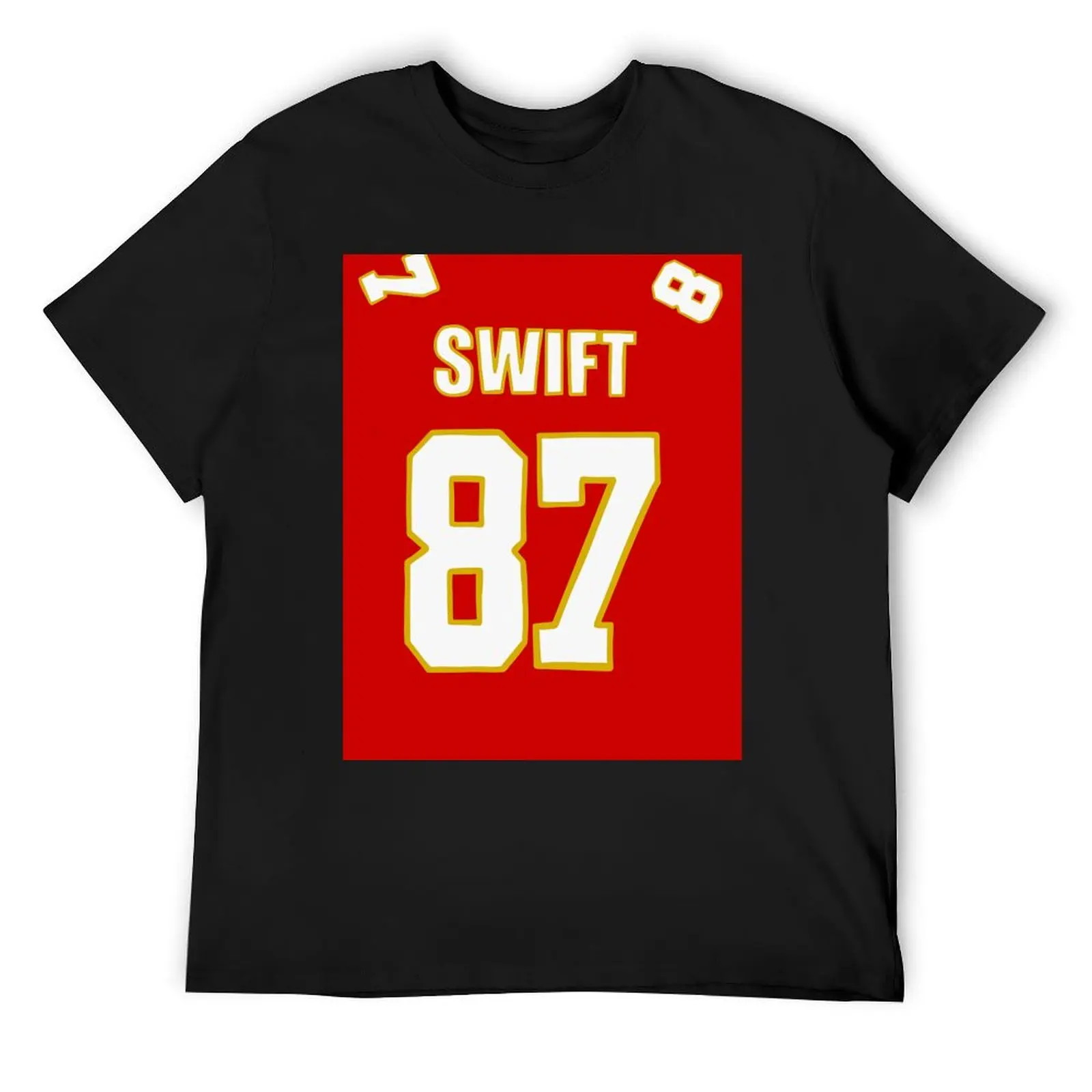 Swift Kelce Jersey T-Shirt vintage t shirts anime clothes Short sleeve tee heavyweights Men's t-shirts