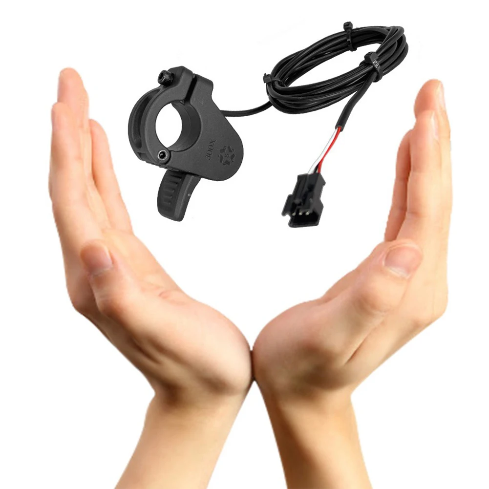 Wuxing 300X Thumb Throttle 3 Core 0.8-4.2V Output For Electric Bicycle E-Bike Scooter 12V 24V 36V 48V 52V 72V Left Right Handleb