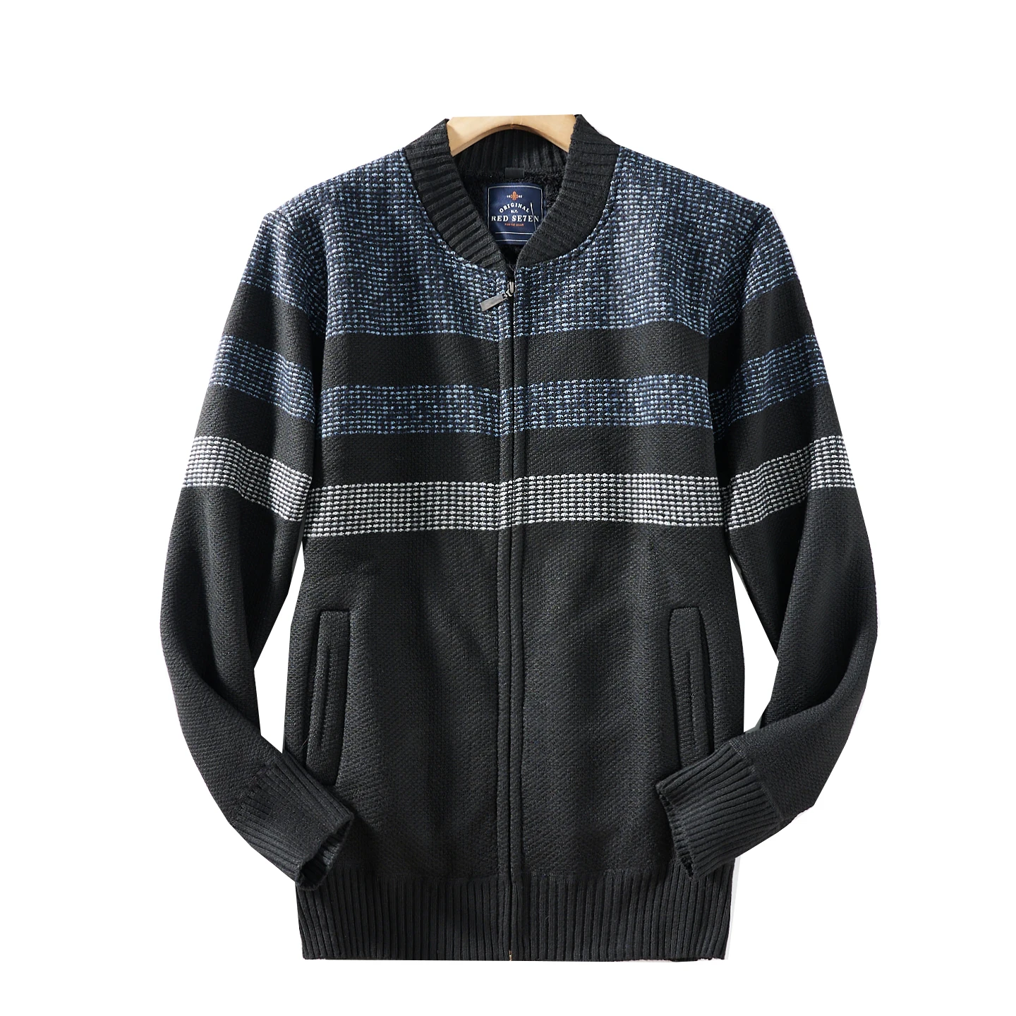 

Осень-зима 2022, новый американский ретро утолщенный теплый вязаный кардиган с длинными рукавами, свитер, мужская мода, повседневный свитер, пальто