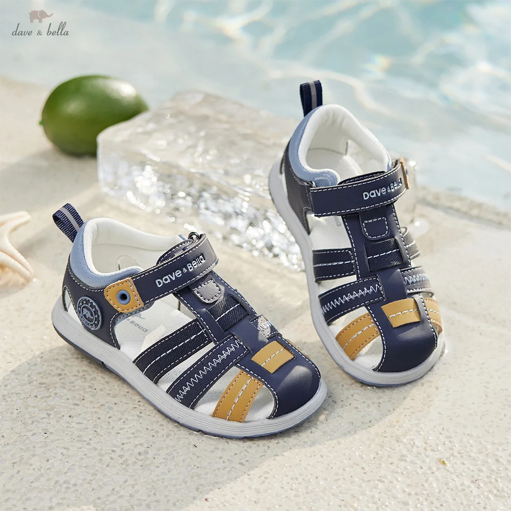 

Dave Bella Boys Casual Sandals Kids Summer Shoes Cool Anti-slip Fashion Children Outdoor Sandal Beach Protect Toes DB2262999