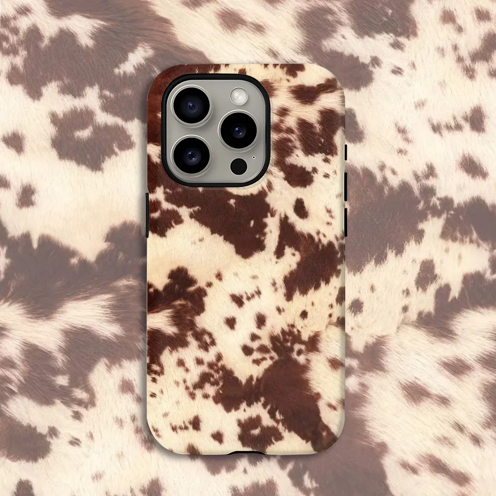 cow pattern Phone Case for Samsung Galaxy S20 S23 S24 S25 S26 FE Plus Ultra Edge 4G 5G Luxury Double-layer Back Cover
