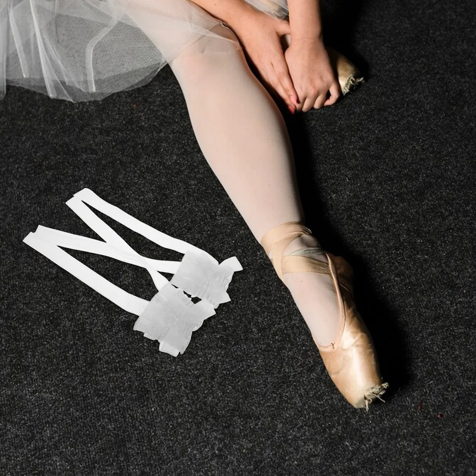 여성용 레이스 암 커프스 1쌍, 조절 가능한 리본 팔찌형 암 커프스, 탈부착 가능한 러플 소매, 웨딩 로리타 코스프레 액세서리