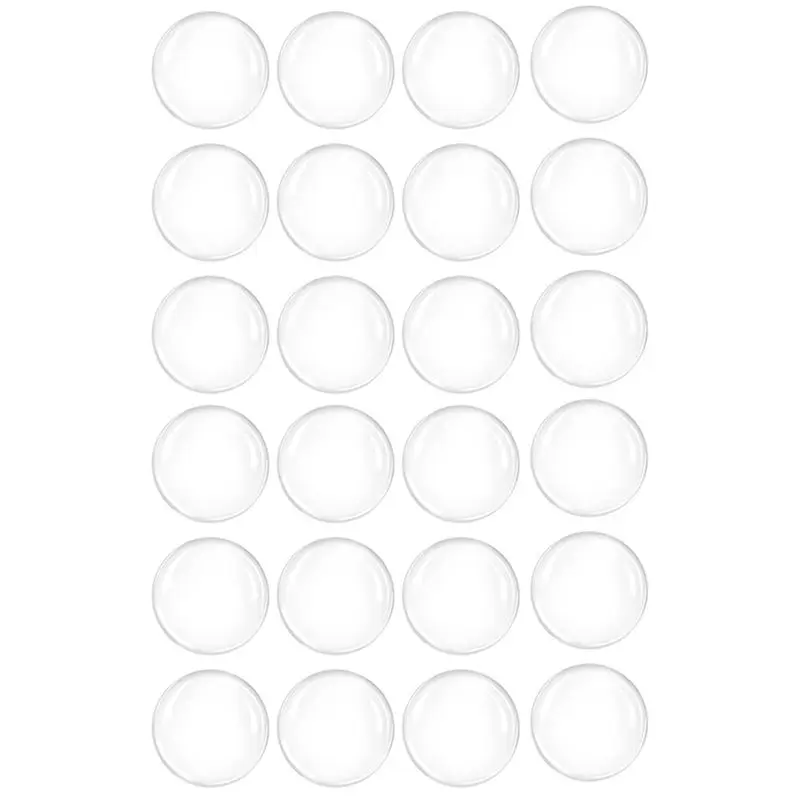 VOFUN-24X Door Stoppers Wall Protector, 2Inch Clear Door Knob Wall Protector For Walls Protects Wall Surface