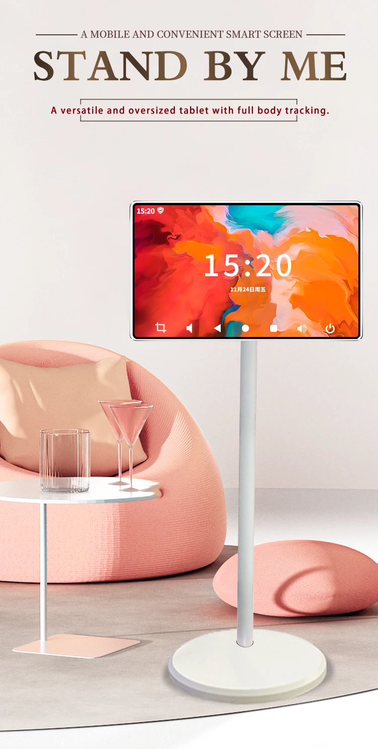 21.5 Inch Portable Built-in  Full HD Digital Touch Screen Board Smart Interactive Display Accessory
