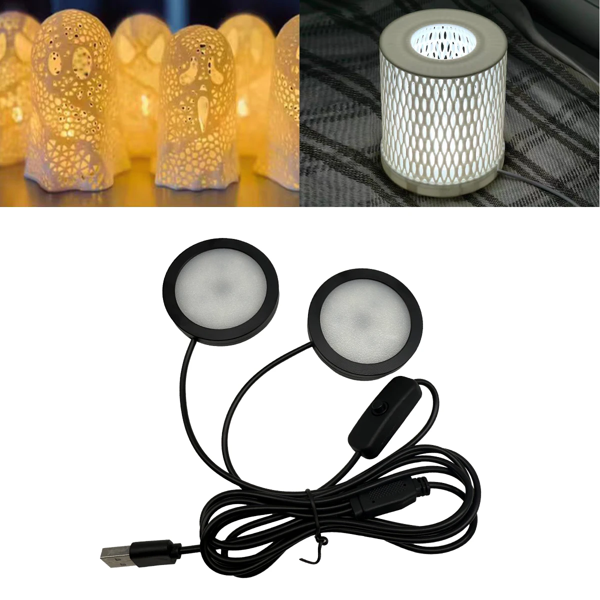 Bambu Lab Portable LED Light Kit Lighting Kit LED Light Components Hardware Accessories DIY Model Cabinet Light Figure Light