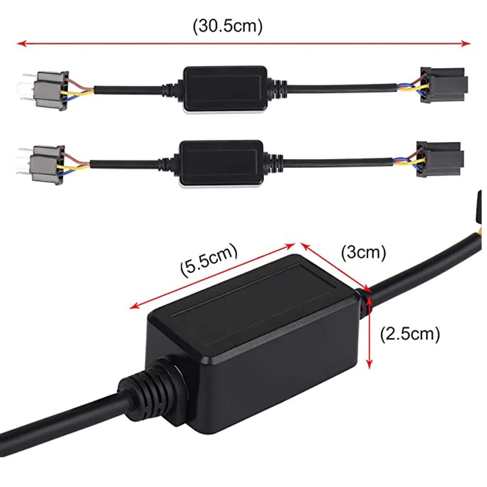 Wire Polarity Converter H4/H13 Adapter Use For Car Led Headlights Hi-Lo Beam Transfer For Toyota Japan Automotive Bulbs