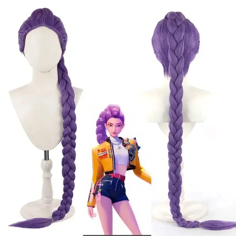 Halloween kpop caçadores de demônios zoey cosplay peruca huntrix mira rumi cabelo halloween carnaval festa traje acessórios para mulher