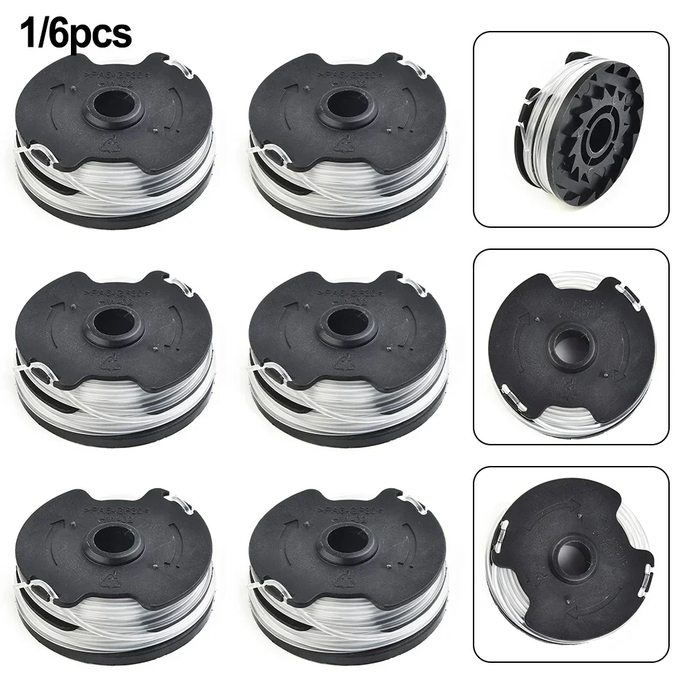 Portable 1/6PCS Thread Spools For LIDL For Parkside Cordless Grass Trimmer PRTA 20-Li A1 B2 C3 Garden Power Equipment