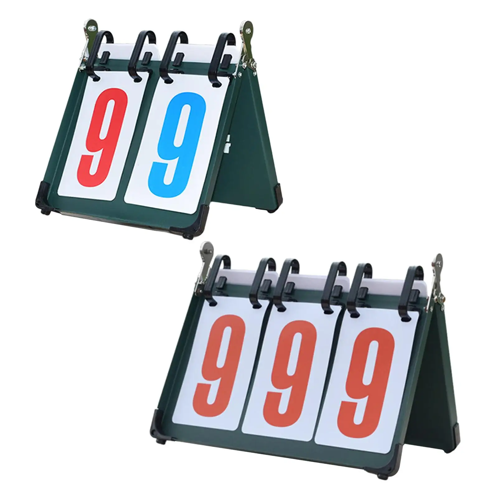 Sports Scoreboard Tabletop Score Flippers for Soccer Volleyball Competition