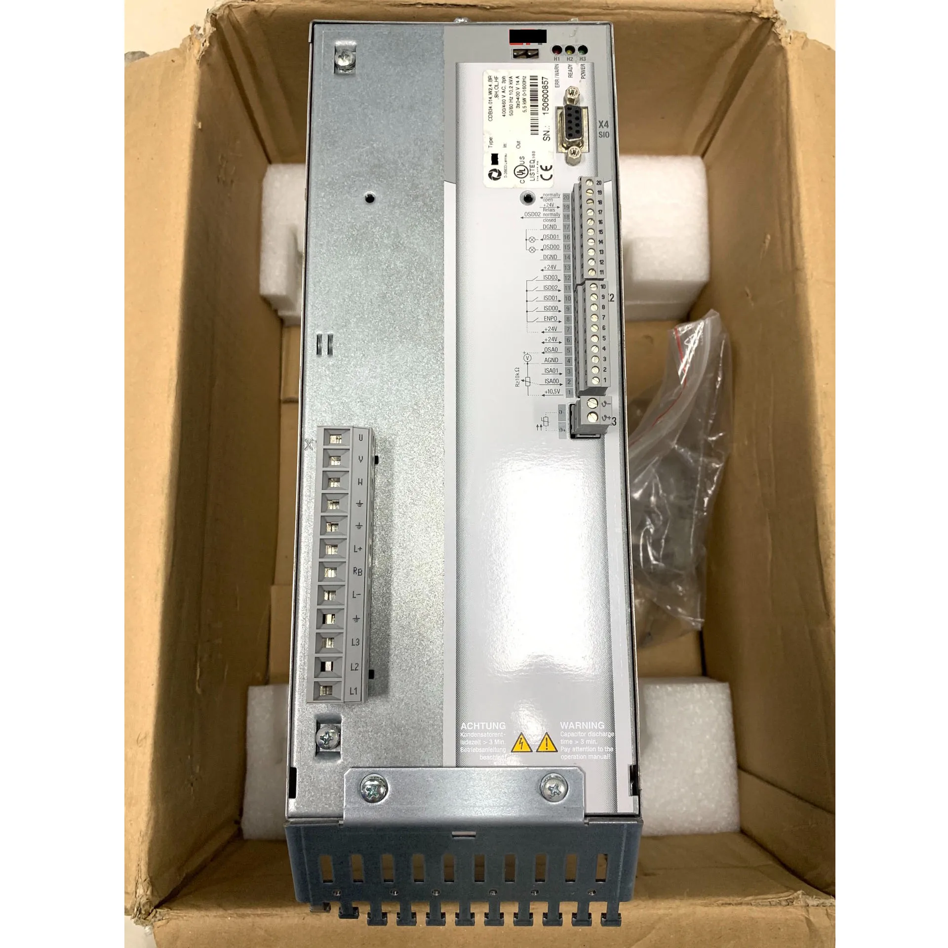 

CDB34.014.W2.4.BR.SH.OL.HF Servo Drive With warranty