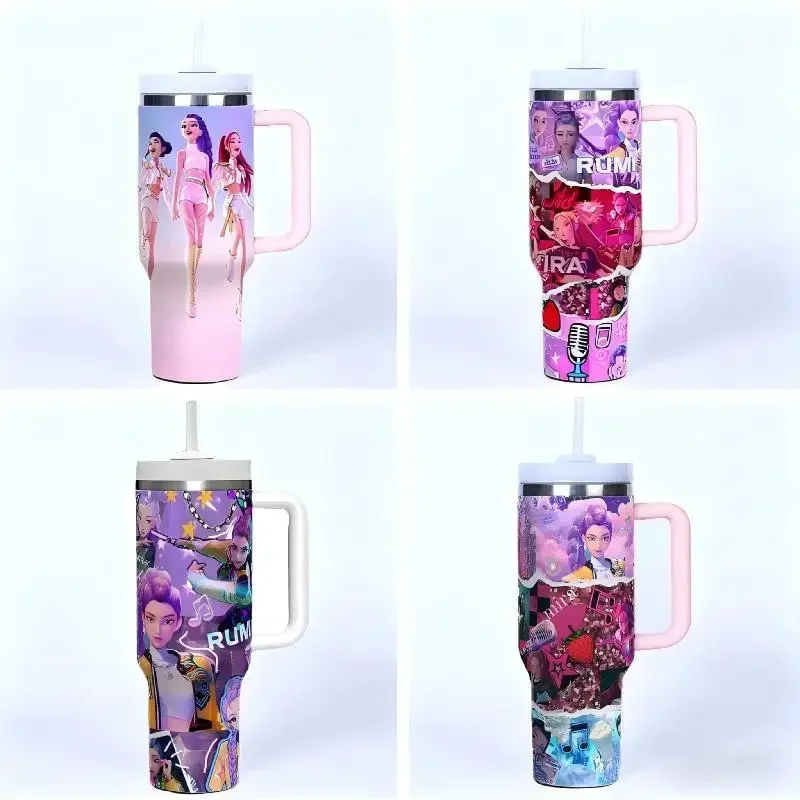

Best Seller K-Pop Demon Hunters 40oz Cup - Anime Rumi Zoey Mira Figures Stainless Steel Cartoon | In Stock Fast Ship Hot Gift
