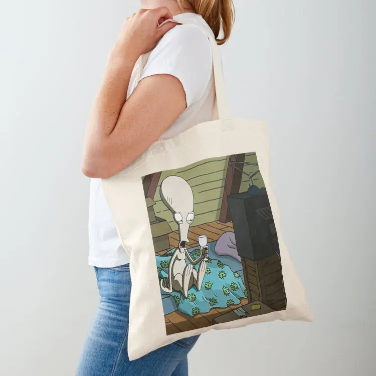 

Roger Watching Movie Tote Bag free delivery bags tote bags cloth bags Canvas hand