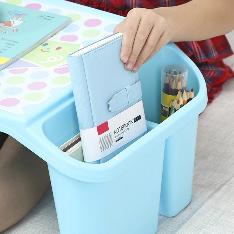 Neu-Schoßschreibtischablage für Kinder, tragbares Schoßtablett für Kinder, Kunststoff-Schoßschreibtisch für Bett, Klassenzimmer, Laptop, Kinder, Auto, Aktivität, Esszimmer, Boden