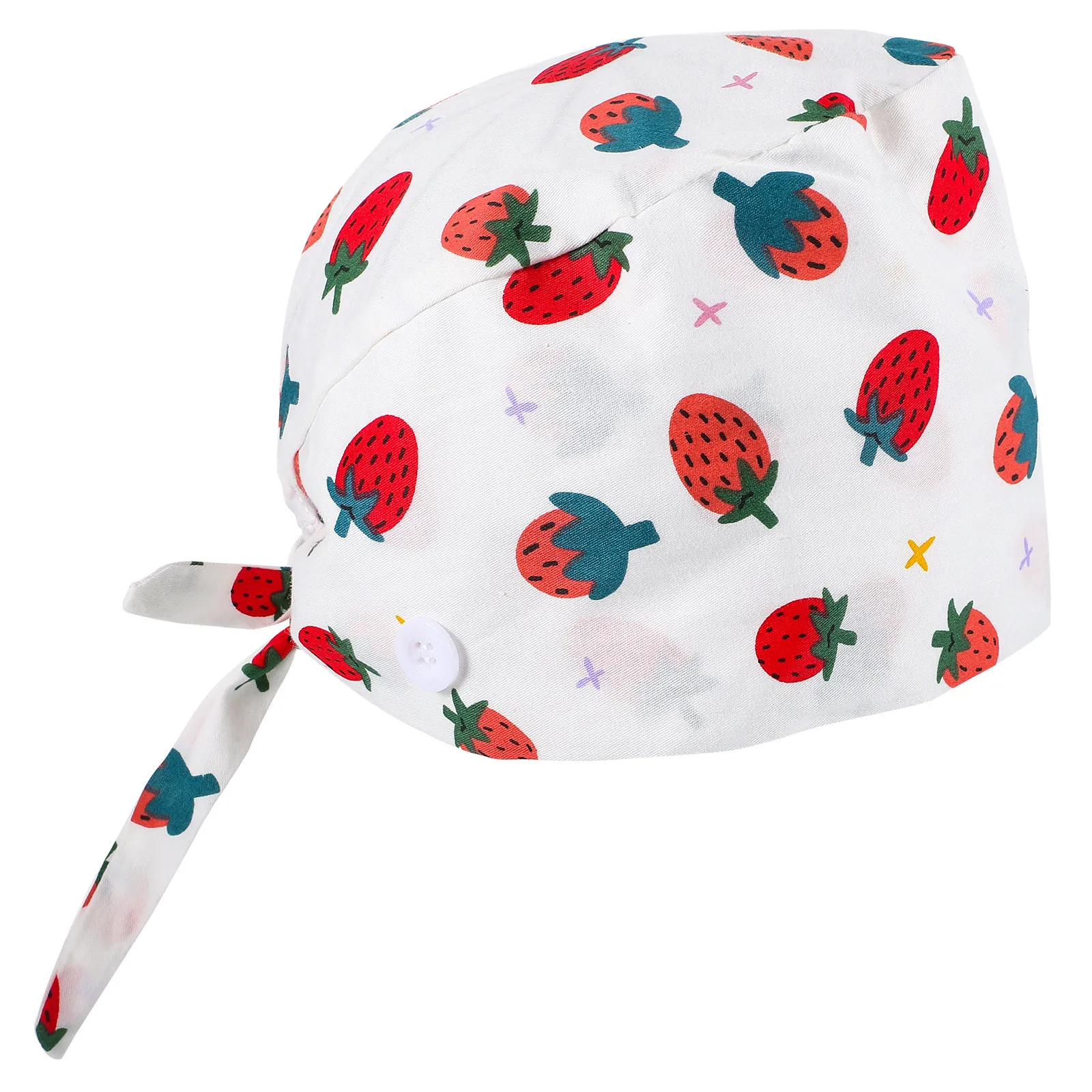 

Nursing Cap Nurses Cap Women Cotton Printed Comfortable Work Hair Cover for Dental Professionals Scrub Hats