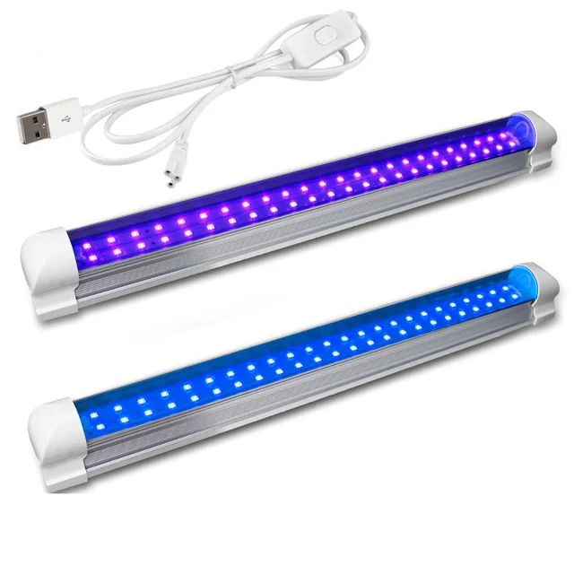 LED 5V USB UV lampa utwardzająca ultrafioletem 405nm 365nm 395nm bezcieniowy klej żywica farba lutownicza atrament DIY druk 3D utwardzanie