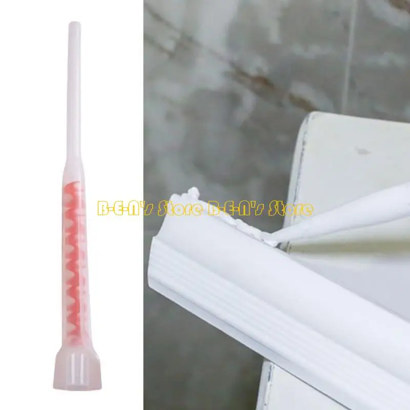 

Y1AD 20Pcs/pack Plastic Mixers for Injections Mortar Cartridges Redness