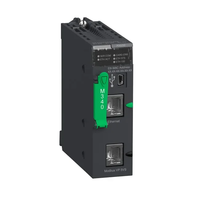 Nouveau module processeur M340 Max 1024 entrées/sorties discrètes et 256 analogiques Modbus Ethernet BMXP342020