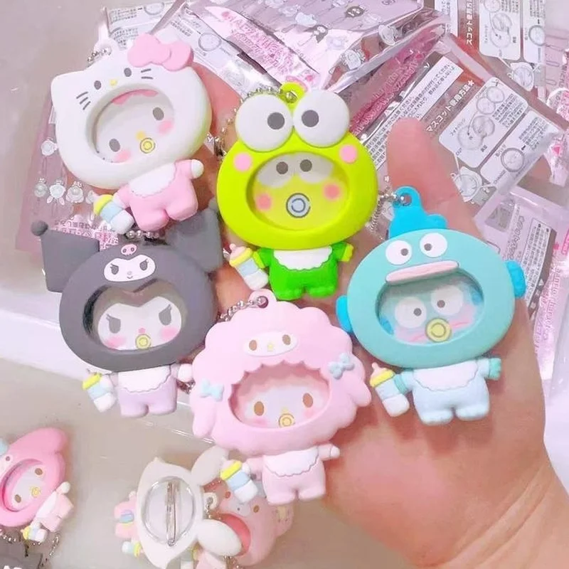 

Мультфильм Kuromi Hangyodon слепая коробка бутылка молока брелок сумка очаровательная соска модная игрушка для девочек идеальный подарок значок Biji