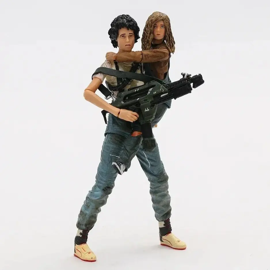 شخصية Neca ALIEN 2 Ripley Newt LT Ellen Giger Xenomorph Facehugger Ripley vs Newt Predator نموذج ألعاب الحركة القابلة للجمع هدايا