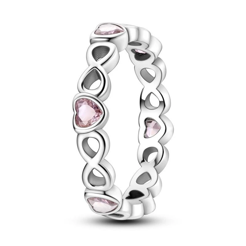 Originele 925 sterling zilveren vlinder maan zon bloem hart zirkonia ring verjaardag bruiloft Valentijnsdag geschenk dames sieraden