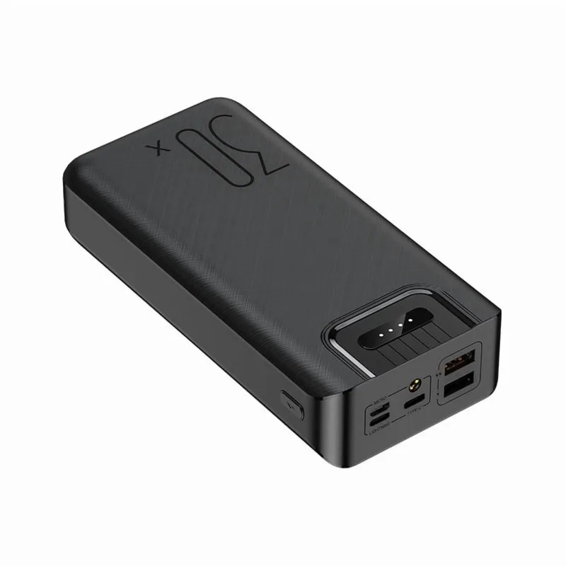 Per Xiaomi 30000mAh PowerBank Batteria esterna PoverBank 2 USB LED 30000mAh Tipo-c Caricatore portatile Power Bank