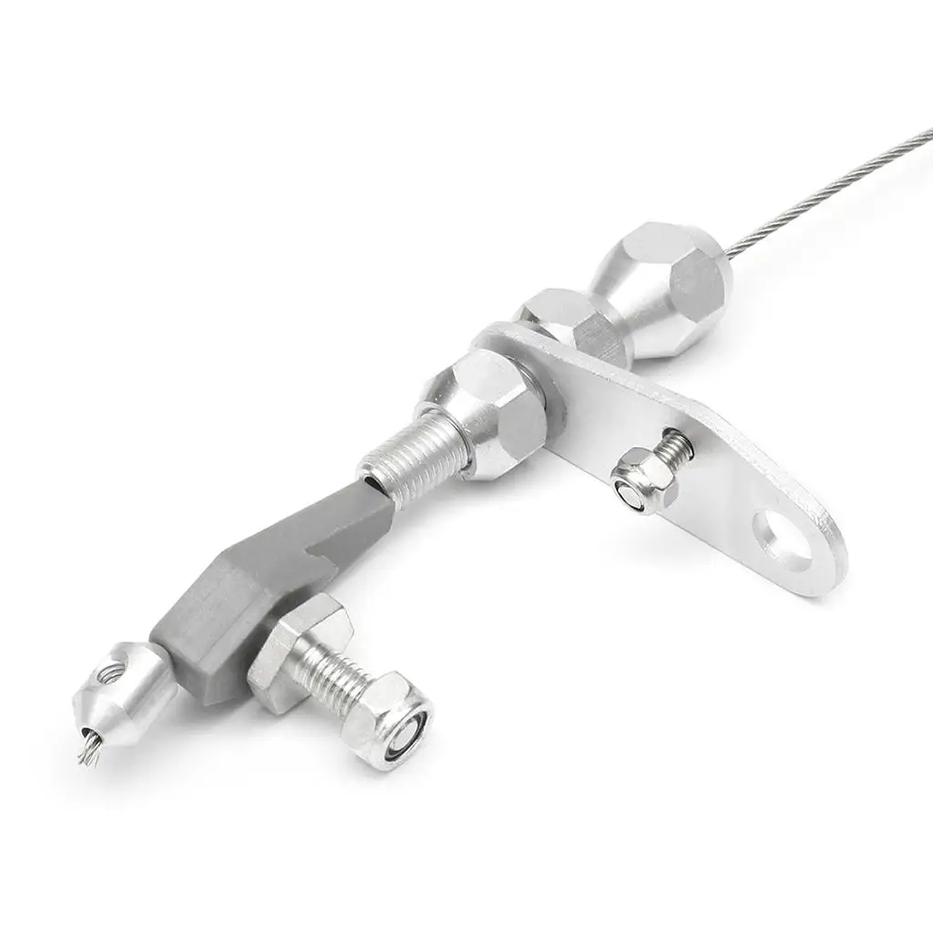 Heavy Duty Stainless Kick Down Cable Detent Gas Throttle Cable Transmission Accessory for GM 350 TH350 Automatic Gearbox