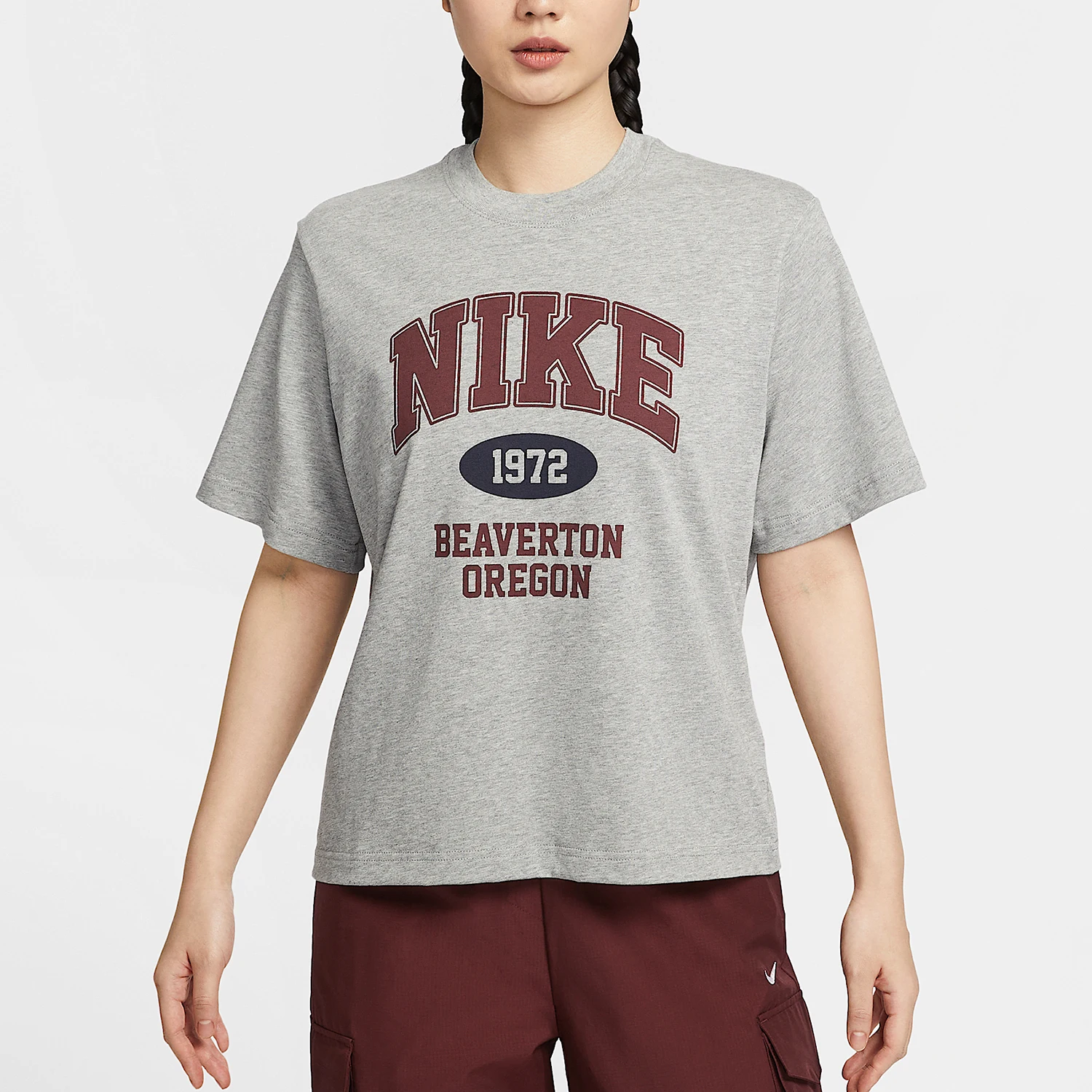 

Nike genuine Sportswear Women's Loose Retro Knit Short Sleeve IH0825-063