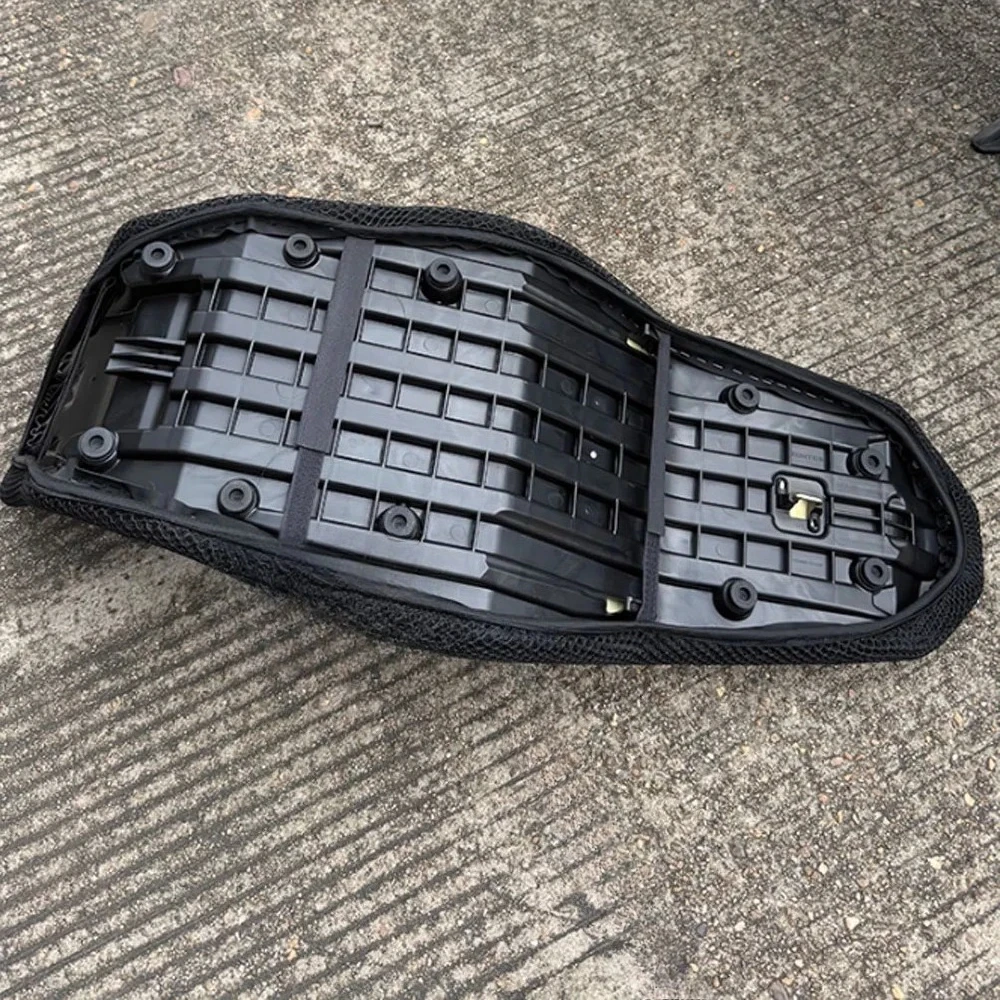 دراجة نارية حماية غطاء مقعد وسادة ثلاثية الأبعاد صافي غطاء مقعد نسيج النايلون غطاء مقعد سرج ل ZONTES 703F 703 F #5