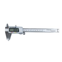 6 Inch 150mm Digital Vernier Caliper Stainless Steel Micrometer Measuring Tool Depth Ruler Messschieber Paquimetro