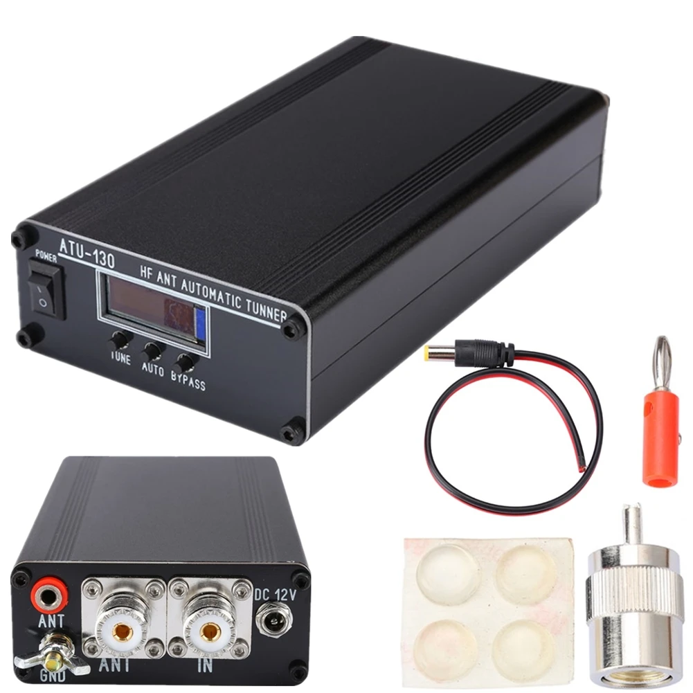 Compact and Portable ATU130 200W Automatic Antenna Tuner Featuring Advanced Technology for Efficient Radio Frequency Tuning