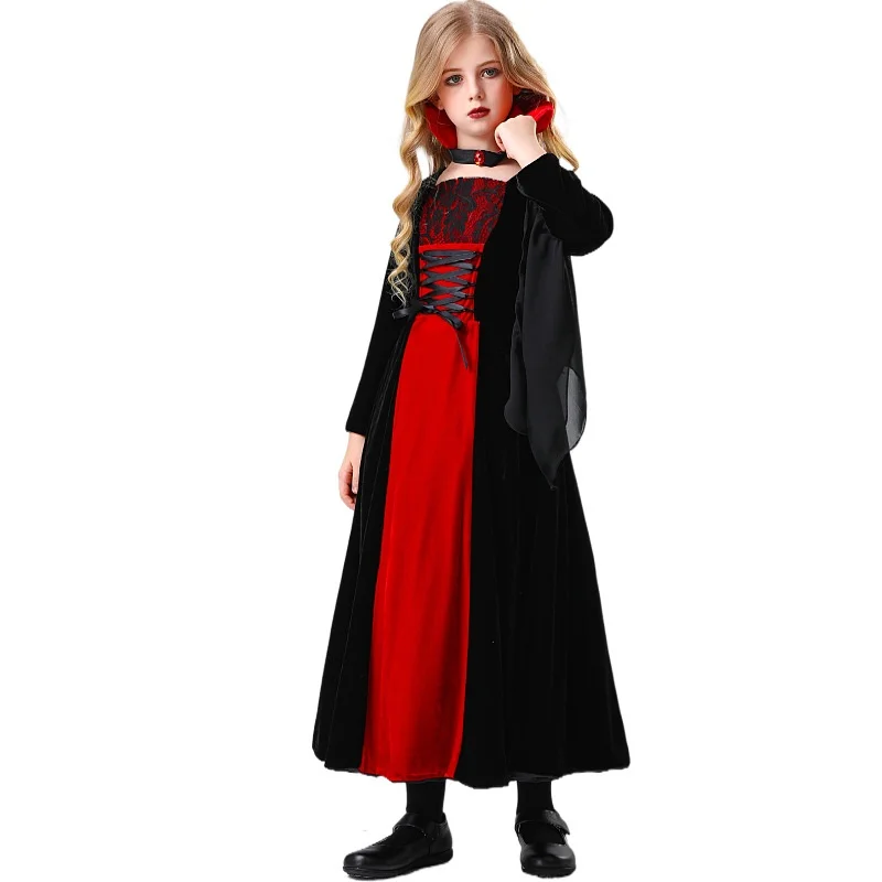 Disfraz de Princesa sa para Niños, loween 2025, Disfraz de Dlo para Cosplay, Accesorios de Escenario, Ropa Infan...