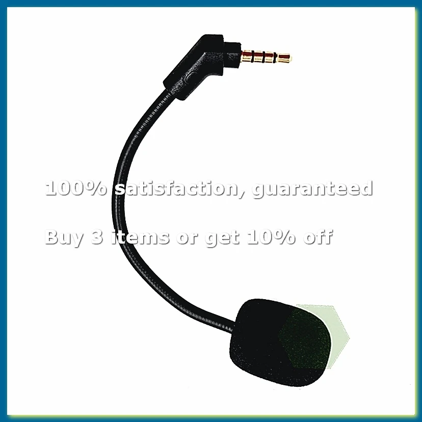 Replace 3.5mm Mic Microphone for Cloud Flight/Flight S Game Headsets Gaming Headphones Mic
