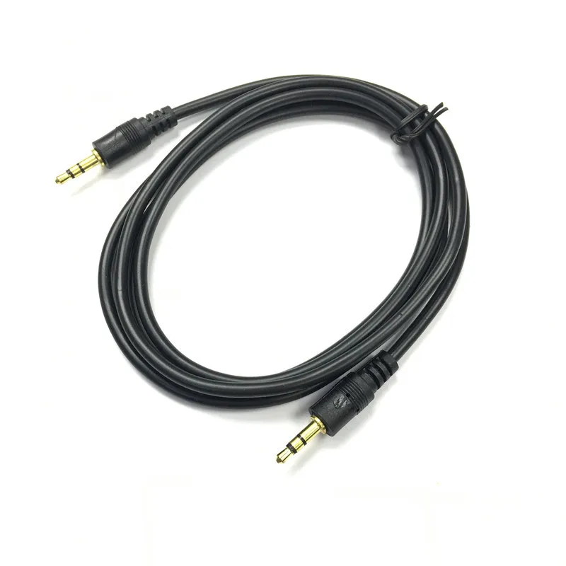 New Aux Cable 3.5mm To 3.5 Mm Jack Audio  Thread Bradied Male   Stereo Auxiliary Cord for Phone Car Speaker