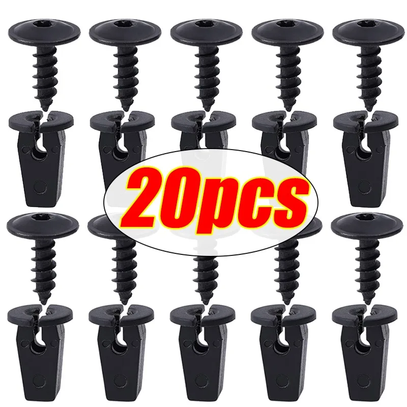 

20pcs Universal Car Engine Cover Undertray Splashguard Wheel Arch Torx Screw Retainer Auto Fastener Clips Bolt for VW Audi Seat