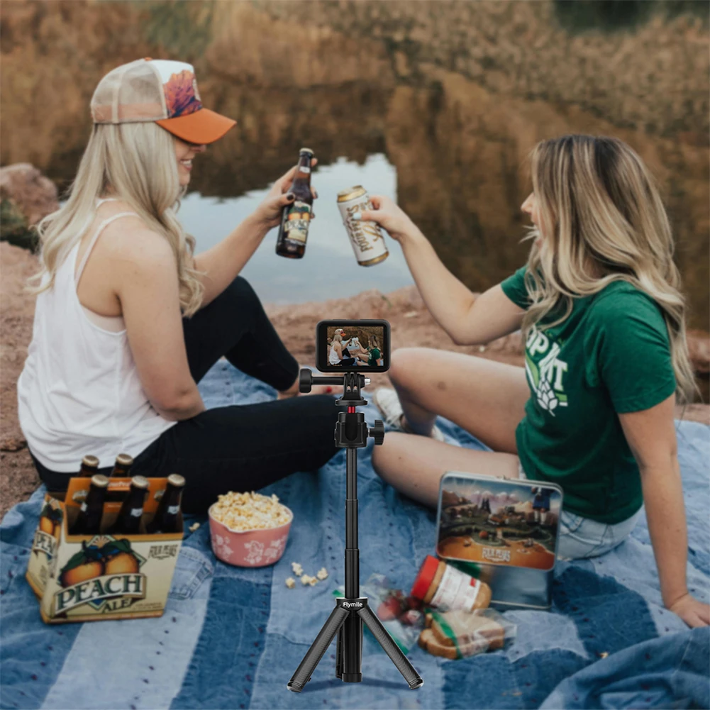 Przedłużacz drążka z gwintem 1/4 cala Ręczny statyw do DJI Osmo Action 5 Pro do DJI Osmo Pocket 3