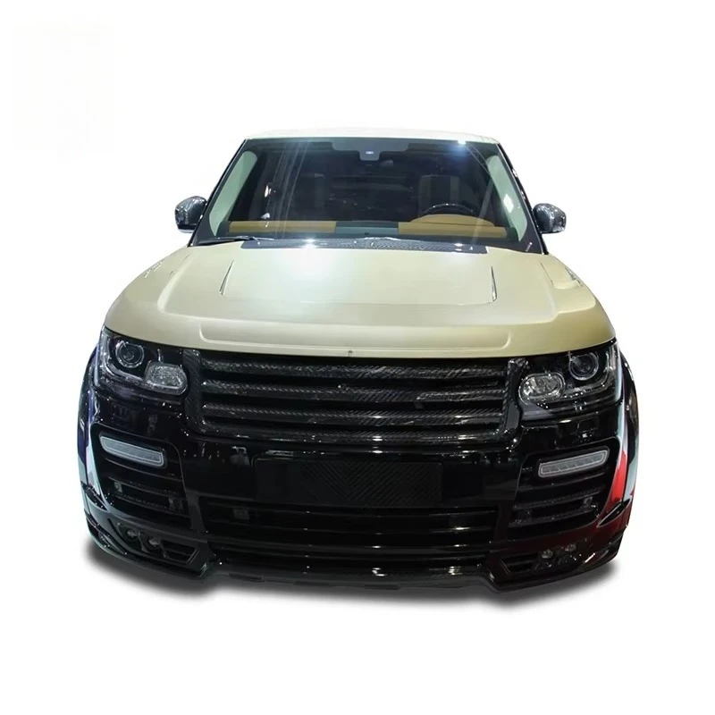 Msy Style Carbon Fiber Mix Fiberglass Material Front Rear Bumper Assembly Body Kit for Land Rover Range Sport