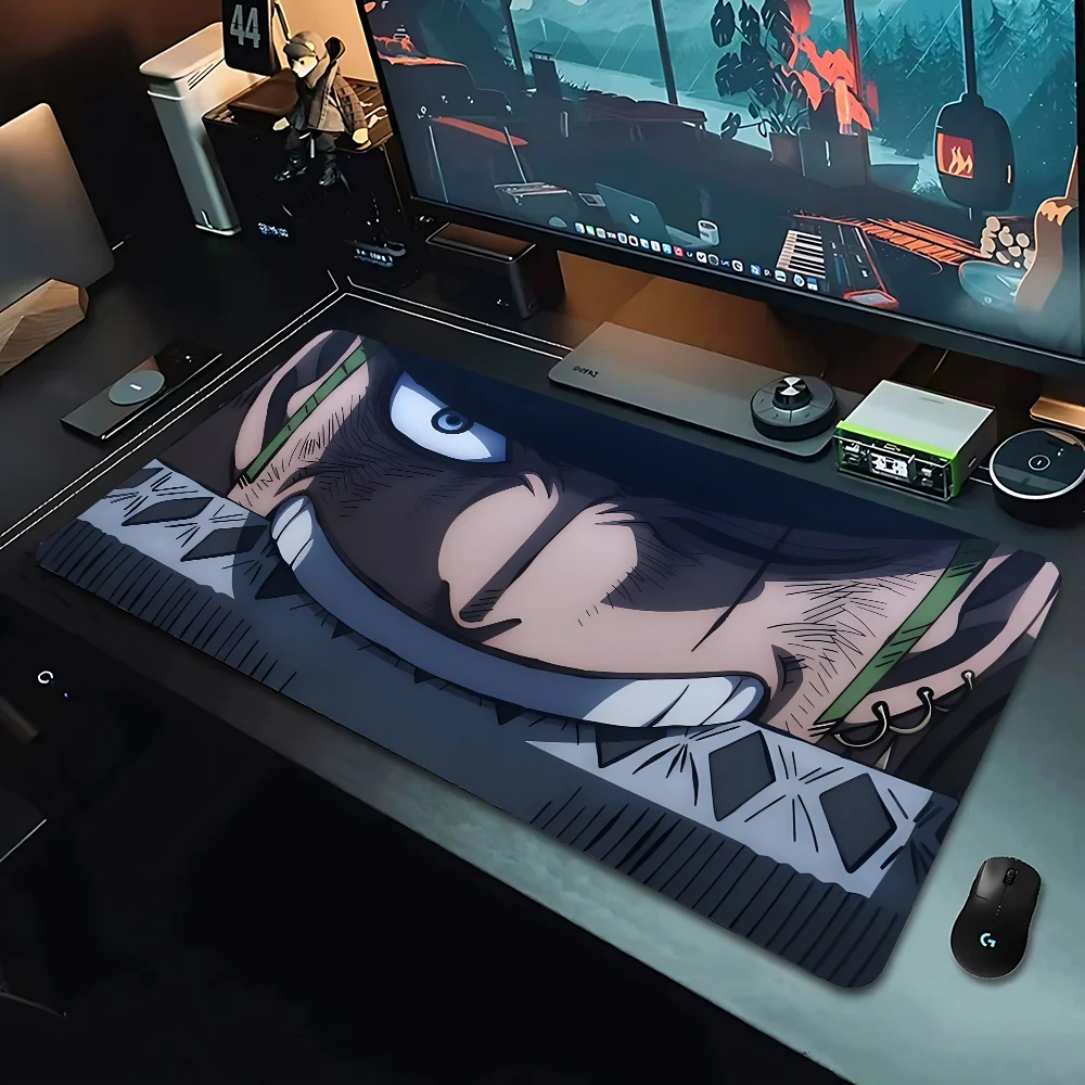 Roronoa Zoro One Piece Mousepad New Arrivals Large Gaming Mousepad L XL XXL Gamer Mouse Pad Size For Keyboards Mat